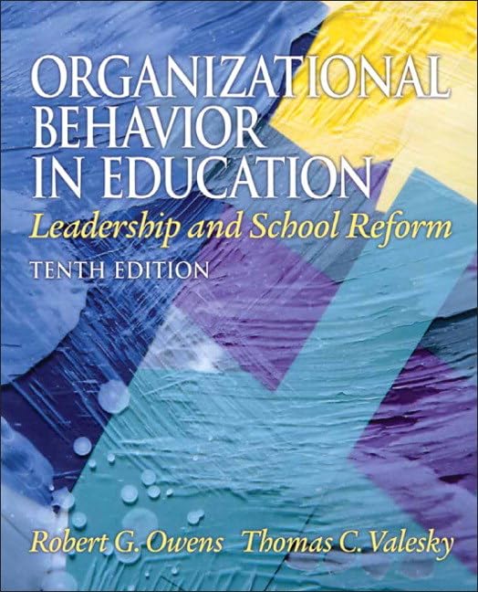 Organizational behavior in education Cover