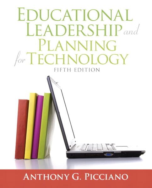 Educational leadership and planning for technology Cover