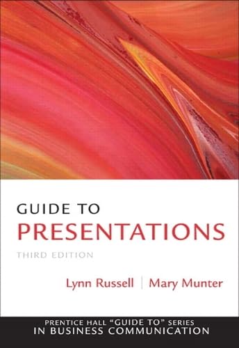 Guide to presentations Cover