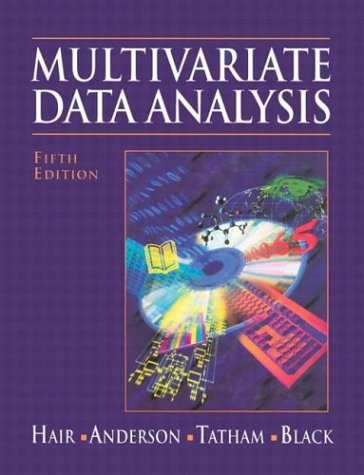 Multivariate data analysis Cover