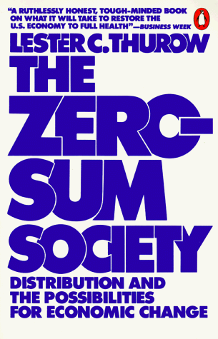 The zero-sum society Cover