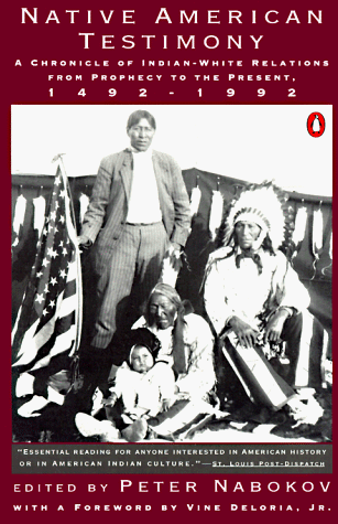 Native American testimony Cover
