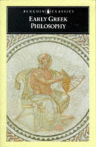 Early Greek philosophy Cover