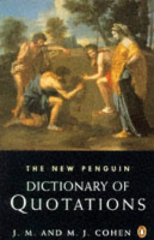 The new Penguin dictionary of quotations Cover