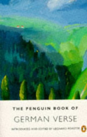 The Penguin book of German verse Cover