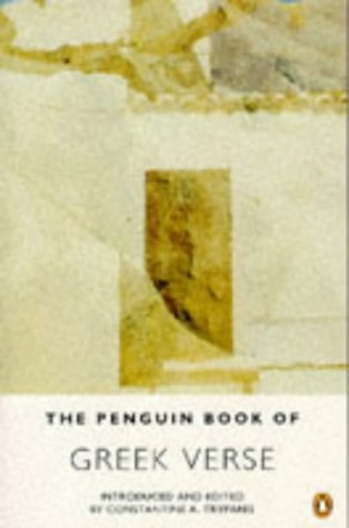 The Penguin book of Greek verse Cover