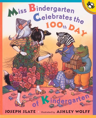 Miss Bindergarten celebrates the 100th day of kindergarten Cover