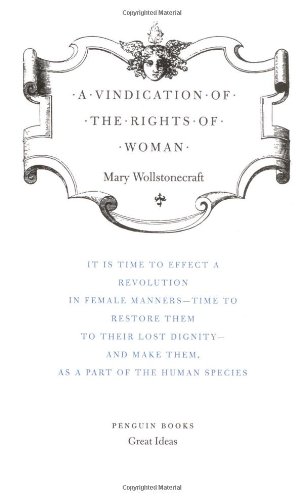 A vindication of the rights of woman Cover