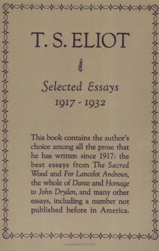Selected Essays Cover
