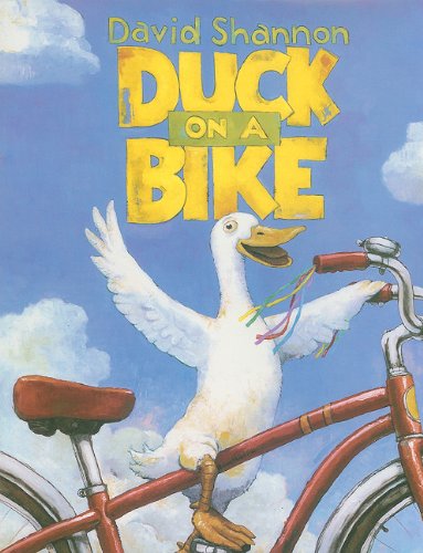 Duck on a Bike Cover