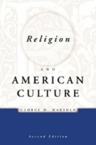 Religion and American culture Cover