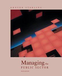 Managing the public sector Cover