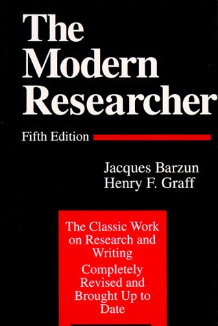 The modern researcher Cover