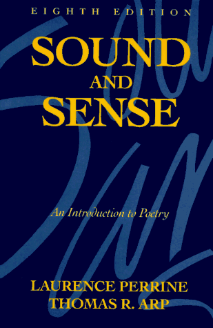 Sound and sense Cover