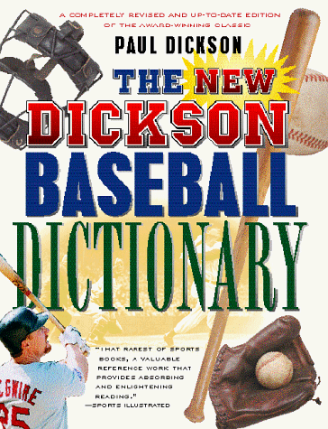 The new Dickson baseball dictionary Cover