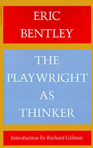 The playwright as thinker Cover