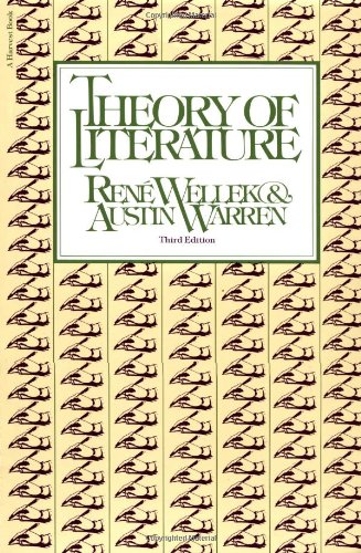 Theory of literature Cover