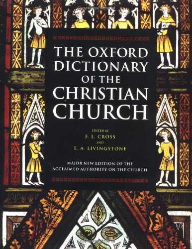 The Oxford dictionary of the Christian Church Cover