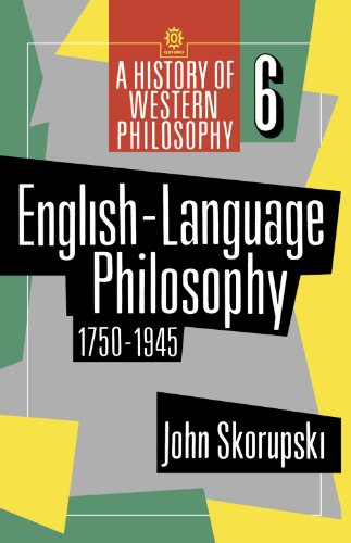 English-language philosophy, 1750 to 1945 Cover