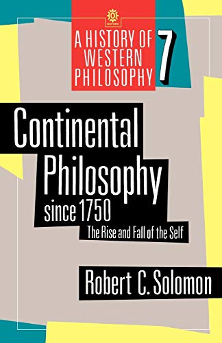 Continental philosophy since 1750: The Rise and Fall of the Self Cover