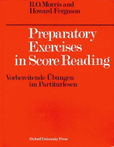 Preparatory exercises in score reading Cover