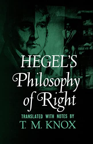 Philosophy of Right (Galaxy Books) Cover