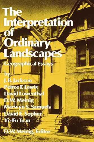 The Interpretation of ordinary landscapes Cover