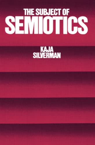 The subject of semiotics Cover