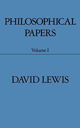 Philosophical papers Cover