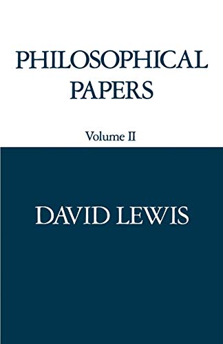 Philosophical papers Cover