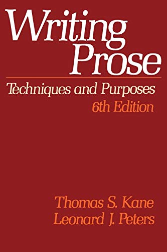Writingprose Cover
