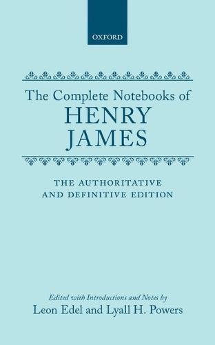 The complete notebooks of Henry James Cover