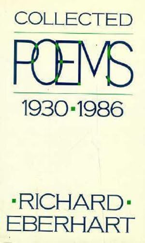 Collected poems, 1930-1986 Cover