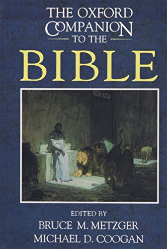 The Oxford companion to the Bible Cover