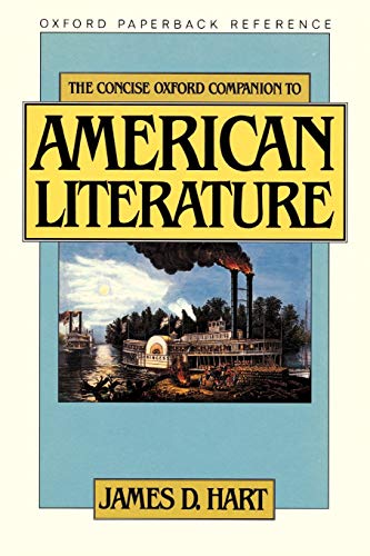 The concise Oxford companion to American literature Cover