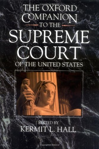 The Oxford companion to the Supreme Court of the United States Cover