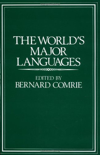 The World's major languages Cover