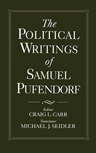 The political writings of Samuel Pufendorf Cover