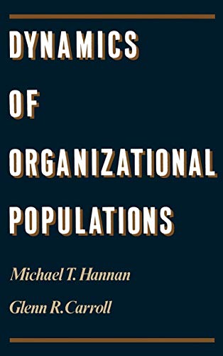 Dynamics of organizational populations Cover
