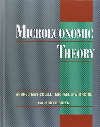 Microeconomic theory Cover