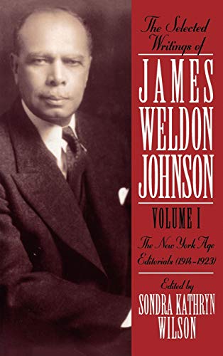The selected writings of James Weldon Johnson Cover