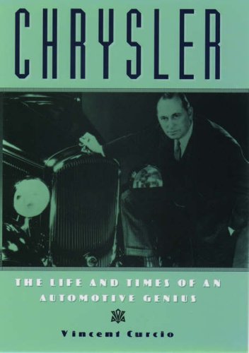 Chrysler. : b The Life & Times of an Automotive Genius Cover