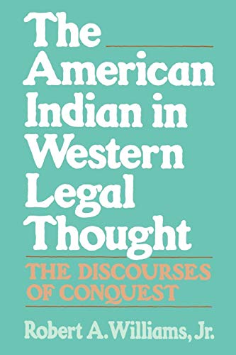 The American Indian in Western Legal Thought Cover