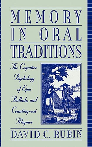 Memory in oral traditions Cover