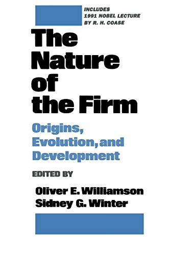 The Nature of the firm Cover