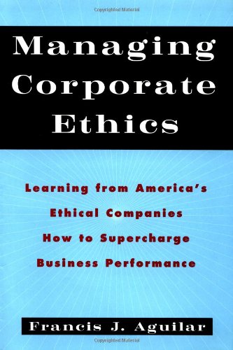 Managing corporate ethics Cover