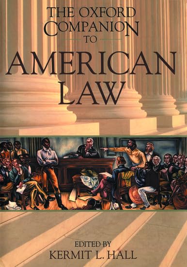 The Oxford companion to American law Cover