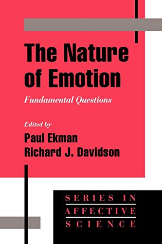 The nature of emotion Cover