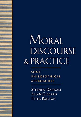 Moral discourse and practice Cover