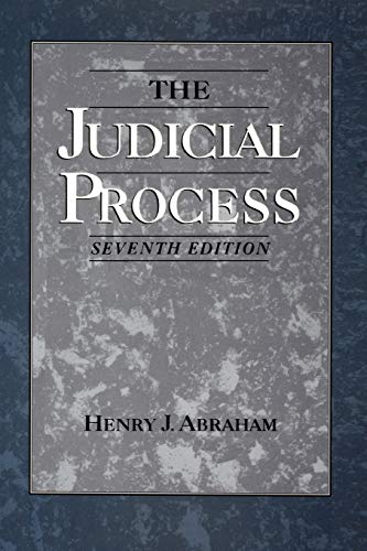 The judicial process Cover